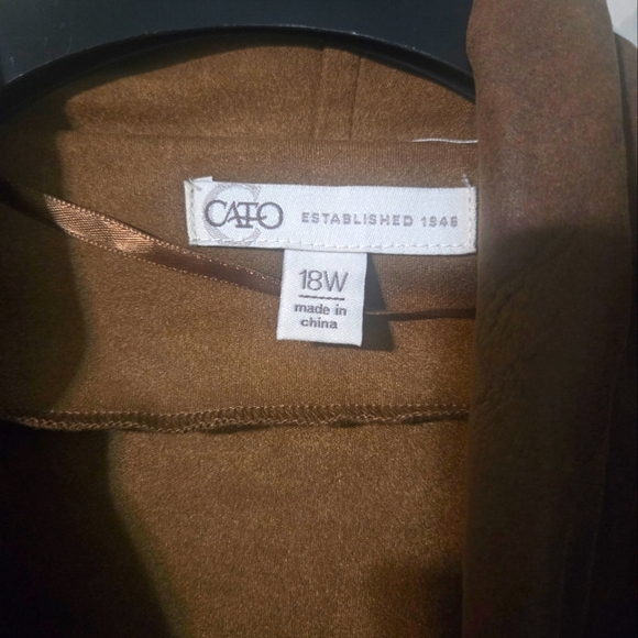 18W Faux Suede Jacket - Picture 5 of 5